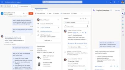 Copilot service Microsoft